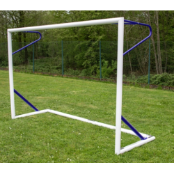 But de foot à 5 Futsal aluminium 3 x 2 M Bleu POWERSHOT