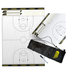 Lot de 20 feuilles tactiques Basketball terrain complet avec sac de transport POWERSHOT