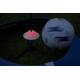 KIT DE 6 CIBLES DE FOOT GOLF AVEC JALON ET DRAPEAU ET CAPTEUR LUMINEUX POWERSHOT