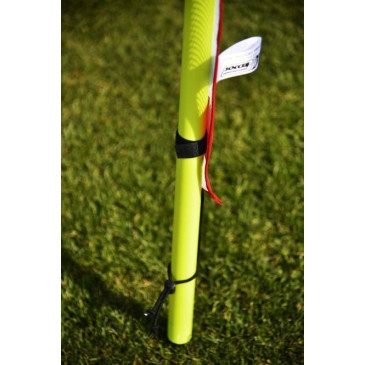 Kit de 5 mannequins de défense 1,50 M DSOCCER WALL ROUGE et piquets slalom POWERSHOT