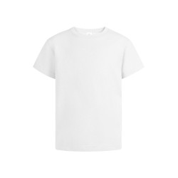 T-shirt coton PALM 190 grs enfant manches courtes blanc MUKUA
