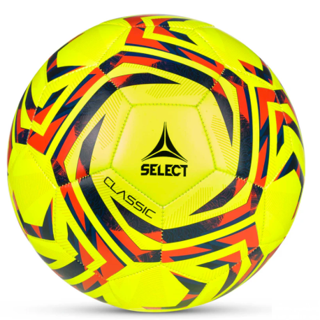 Ballon foot taille 4 CLASSIC V25 Jaune SELECT