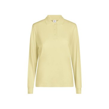 Polo coton femme HOBART manches longues couleur MUKUA