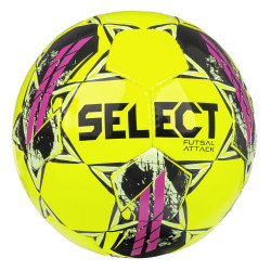Ballon futsal taille 5 ATTACK V22 Jaune Rose SELECT