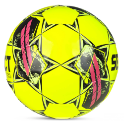 Ballon futsal taille 5 ATTACK V22 Jaune Rose SELECT
