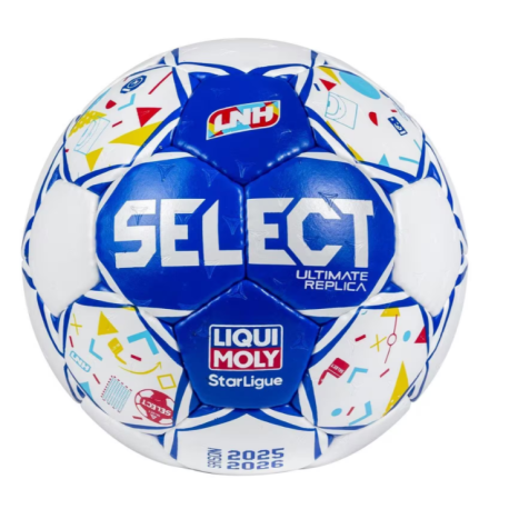 Ballon handball taille 1 ULTIMATE REPLICA LNH STARLIGUE T1 Saison 2025 2026 SELECT Ballon handball taille 1 ULTIMATE REPLICA LNH STARLIGUE T1 Saison 2025 2026 SELECT