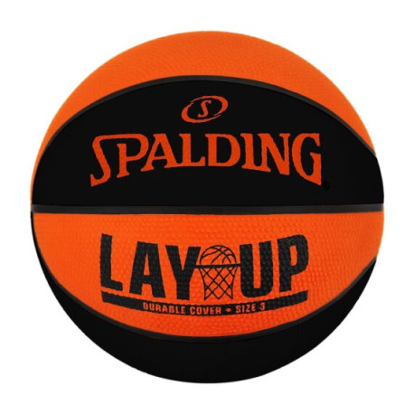 Ballon basket intérieur extérieur taille 3 LAYUP TF 50 en caoutchouc T3 SPALDING
