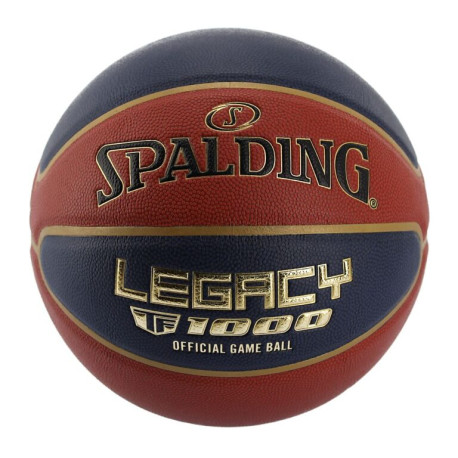 Ballon basket intérieur taille 7 LNB LEGACY TF 1000 en Cuir composite exclusif T7 SPALDING