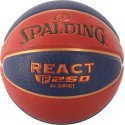 Ballon basket intérieur extérieur taille 6 LNB REACT TF250 en Cuir composite T6 SPALDING