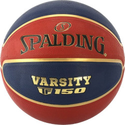 Ballon basket extérieur taille 6 LNB VARSITY TF150 en Caoutchouc T6 SPALDING