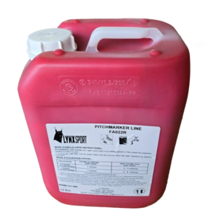 Peinture de traçage terrain rouge haute densité Pitchmarker Line 6 POWERSHOT