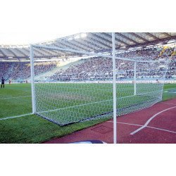 Paire de but de football à 11 en aluminium à sceller 7,32 x 2,44 M POWERSHOT
