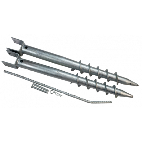 Ancrage de terre en acier pour but de football à 5 transportable POWERSHOT