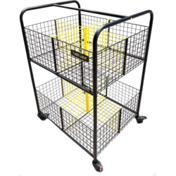 Chariot de rangement compartimenté avec roues POWERSHOT