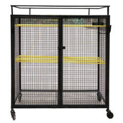 Cage de rangement double mixte avec roues POWERSHOT