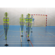 Kit de 5 mannequins de défense 1,50 M DSOCCER WALL JAUNES et piquets slalom POWERSHOT
