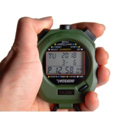 Lot de 24 chronomètres 60 mémoires et sac de transport POWERSHOT